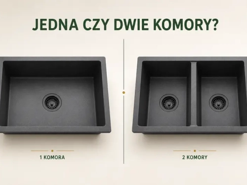 Zlewozmywak jednokomorowy czy dwukomorowy? Który wybrać do swojej kuchni Zlewozmywak jednokomorowy czy dwukomorowy? Który wybrać do swojej kuchni