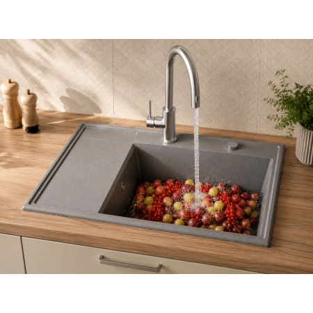 zlewozmywak jednokomorowy granitowy do szafki 60 cm
